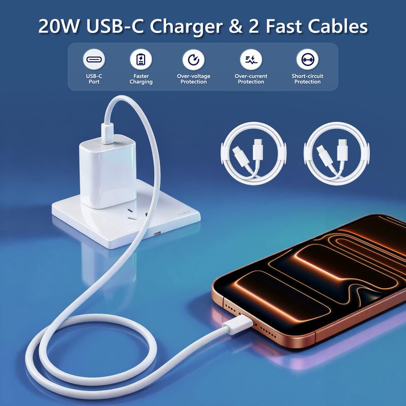 Holiday Haul Exclusive 6-In-1 Magnetic Charging Gift Set – 20W Fast-Charge Power Bank, Foldable Magnetic Stand, 20W USB-C Adapter, USB-C & Lightning Cables, Magnetic Ring & Suede Travel Pouch; Travel Kit for Iphone & Android, Perfect Holiday Gift