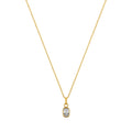 Enigma Gold plated sterling silver Necklace-0