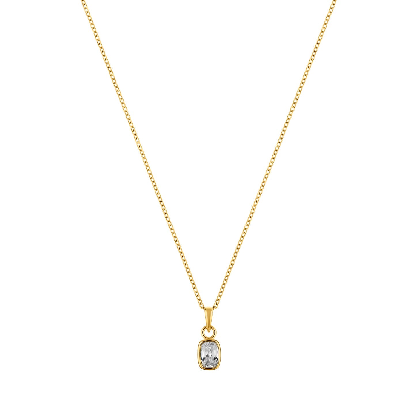 Enigma Gold plated sterling silver Necklace-0