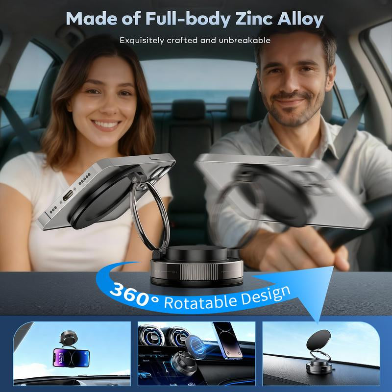 Holiday Haul Exclusive 6-In-1 Magnetic Charging Gift Set – 20W Fast-Charge Power Bank, Foldable Magnetic Stand, 20W USB-C Adapter, USB-C & Lightning Cables, Magnetic Ring & Suede Travel Pouch; Travel Kit for Iphone & Android, Perfect Holiday Gift