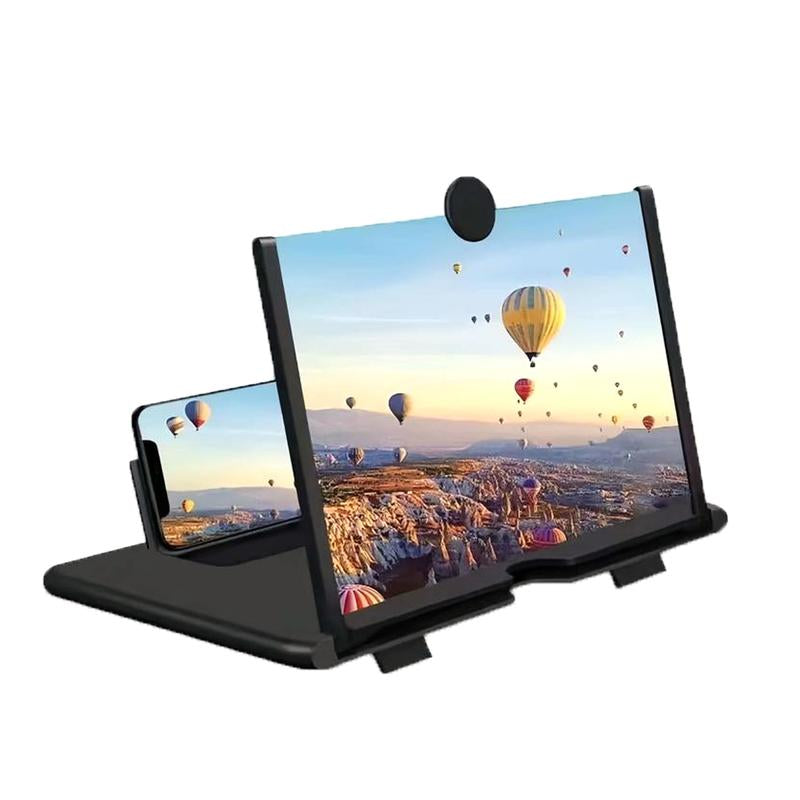12"Mobile Phone Magnifier - Ultra-Hd Screen Magnifier for Easy TV Viewing Orientation for Landscapes Use Eye Protection Full-Screen Mobile Phone Magnification