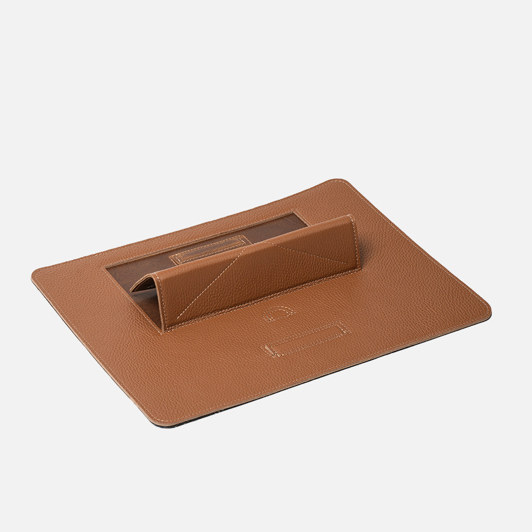 Leather Desktop iPad Stand
