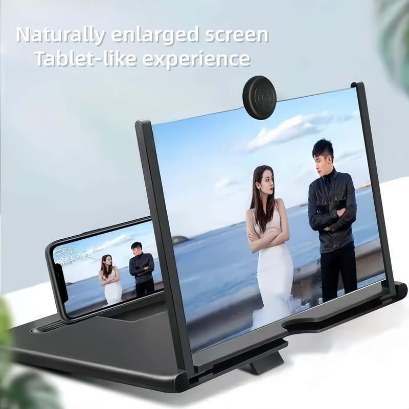 Mobile Phone Magnifier Ultra-Hd Screen Magnifier for Easy TV Viewing Dual Orientation for Landscapes and Portrait Use Eye Protection Full-Screen Mobile Phone Magnification